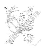 FRAME PARTS (COUVERTURE) voor Kawasaki GPZ500S 2003