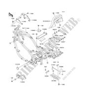 FRAME PARTS (COUVERTURE) voor Kawasaki GPZ500S 2005