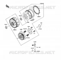 CLUTCH voor Kawasaki KD80X 1989