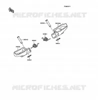 FOOTREST voor Kawasaki KD80X 1989