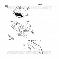LABELS voor Kawasaki KD80X 1989