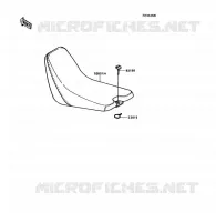 SEAT voor Kawasaki KD80X 1989