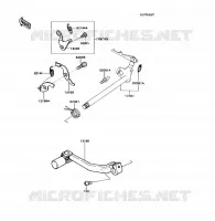 SHIFT voor Kawasaki KD80X 1989