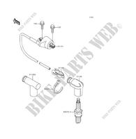 IGNITION COIL voor Kawasaki KDX200 1991