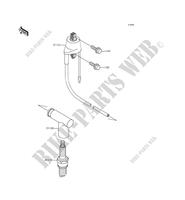 IGNITION COIL voor Kawasaki KDX250 1991
