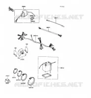 ELECTRIC EQUIPMENT voor Kawasaki KE100 1989