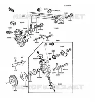 OIL PUMP voor Kawasaki KE100 1989