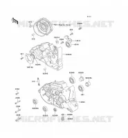 CRANKCASE(S) voor Kawasaki KE100 2000