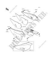 SIDE COVERS   CHAIN COVER voor Kawasaki KLR650 1995