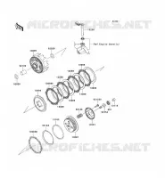 CLUTCH voor Kawasaki D-TRACKER 125 2010