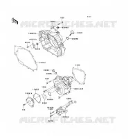 ENGINE COVERS voor Kawasaki D-TRACKER 125 2010