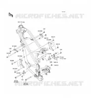 ENGINE MOUNT voor Kawasaki D-TRACKER 125 2010