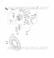 FRONT BRAKE voor Kawasaki D-TRACKER 125 2010