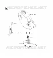 FUEL PUMP voor Kawasaki D-TRACKER 125 2010
