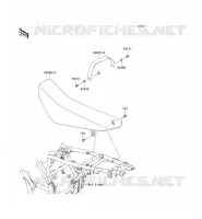 SEAT voor Kawasaki D-TRACKER 125 2010
