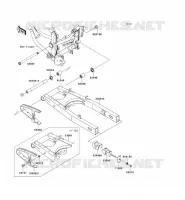 SWINGARM voor Kawasaki D-TRACKER 125 2010