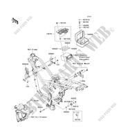 FRAME PARTS (COUVERTURE) voor Kawasaki D-TRACKER 125 2014