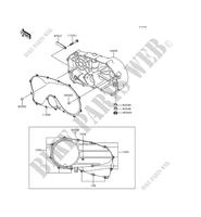 RIGHT ENGINE COVER(S) voor Kawasaki VN800 1995