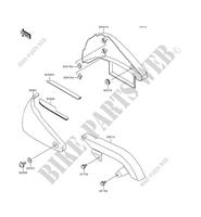 SIDE COVERS   CHAIN COVER voor Kawasaki VN800 1996