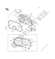RIGHT ENGINE COVER(S) voor Kawasaki VN800 1996