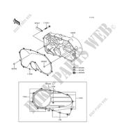 RIGHT ENGINE COVER(S) voor Kawasaki VN800 1996