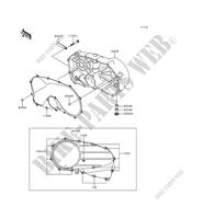 RIGHT ENGINE COVER(S) voor Kawasaki VN800 1997