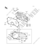 RIGHT ENGINE COVER(S) voor Kawasaki VN800 1997