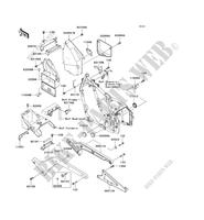 FRAME PARTS (COUVERTURE) voor Kawasaki VN800 2001