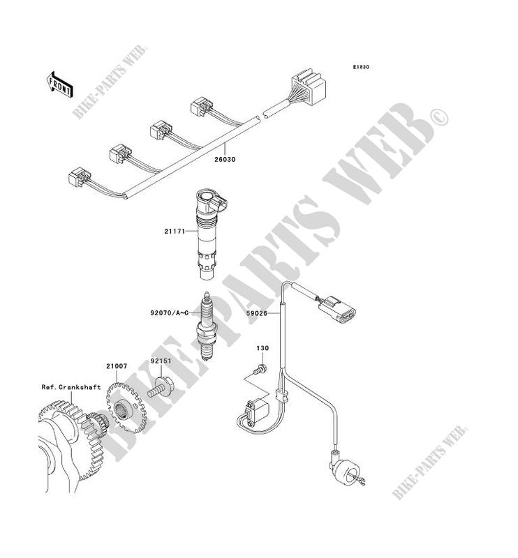 IGNITION SYSTEM voor Kawasaki Z1000 2005