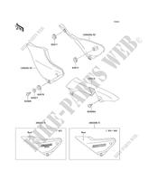 SIDE COVERS   CHAIN COVER voor Kawasaki ZEPHYR 1100 1995