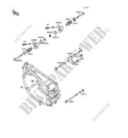 FRAME PARTS (COUVERTURE) voor Kawasaki GPX500R 1988