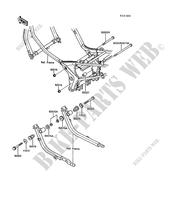 FRAME PARTS (COUVERTURE) voor Kawasaki GPZ600R 1989