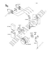 IGNITION SYSTEM voor Kawasaki ZXR750 1989
