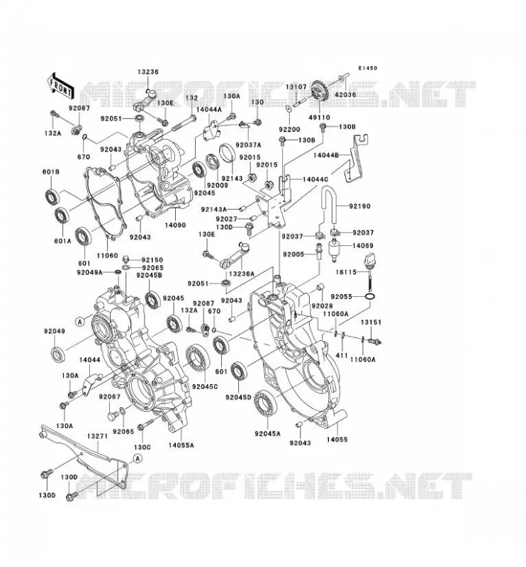 DRIVE SHAFT - FINAL GEAR Kawasaki SSV 620 2006 MULE 3010 TRANS 4X4  KAF620J6F