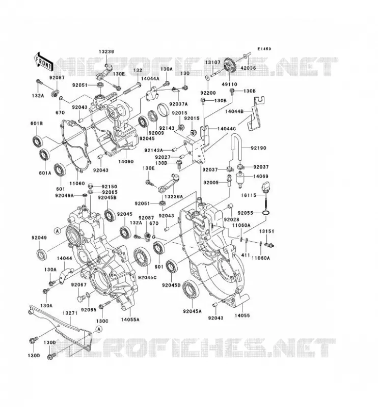 DRIVE SHAFT - FINAL GEAR Kawasaki SSV 620 2007 MULE 3010 TRANS 4X4  KAF620J7F