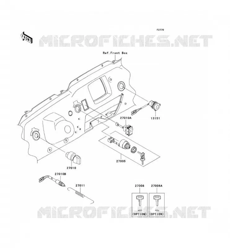 SWITCH Kawasaki SSV 750 2009 TERYX 750 4X4 LE  KRF750J9FA