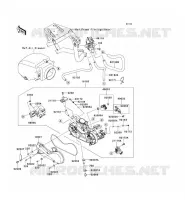 CARBURETOR voor Kawasaki TERYX 750 FI 4X4 2012