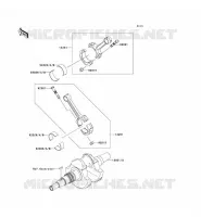 CRANKSHAFT voor Kawasaki TERYX 750 FI 4X4 2012