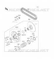 DRIVE CONVERTER   BELT voor Kawasaki TERYX 750 FI 4X4 2012