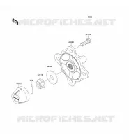 FRONT HUB   BRAKE voor Kawasaki TERYX 750 FI 4X4 2012
