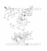 FUEL TANK voor Kawasaki TERYX 750 FI 4X4 2012