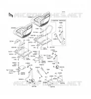 SEAT voor Kawasaki TERYX 750 FI 4X4 2012