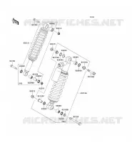 SUSPENSION   SHOCK ABSORBER voor Kawasaki TERYX 750 FI 4X4 2012