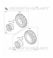 WHEELS   TIRES voor Kawasaki TERYX 750 FI 4X4 2012
