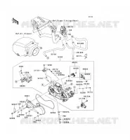 CARBURETOR voor Kawasaki TERYX 750 FI 4X4 LE 2011