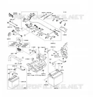 CHASSIS ELECTRICAL EQUIPMENT voor Kawasaki TERYX 750 FI 4X4 LE 2011