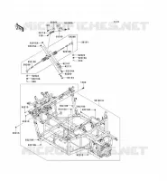 CHASSIS voor Kawasaki TERYX 750 FI 4X4 LE 2011