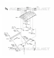 COWLING voor Kawasaki TERYX 750 FI 4X4 LE 2011