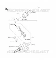 CRANKSHAFT voor Kawasaki TERYX 750 FI 4X4 LE 2011