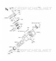CYLINDER   PISTON  voor Kawasaki TERYX 750 FI 4X4 LE 2011